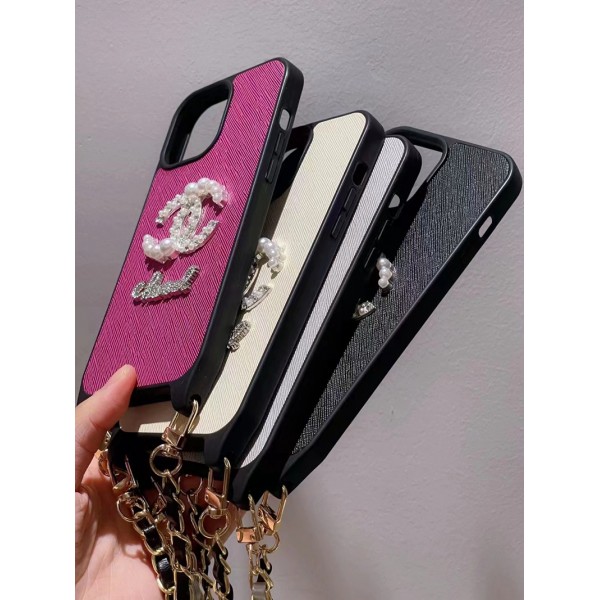 Chanel シャネルiphone15 plus 15 pro max ケース ハイブランド メンズiphone 13 14 15ケース 人気ブランド 女子ブランド スマホショルダー アイフォン15 14 plus 13 pro max 12 11スマホケースストラップ ブランド携帯カバー