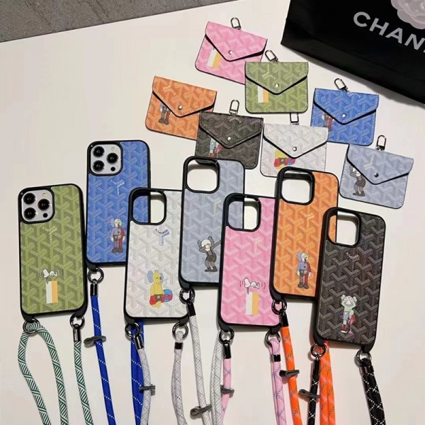 Goyard ゴヤールiphone15 pro 15ケース ブランド コピーブランド携帯ケーススマートフォンケースパロディ激安ブランド スマホショルダー アイフォン15 14 plus 13 pro max 12 11手帳型スマホケースアイフォン14 15カバー格安