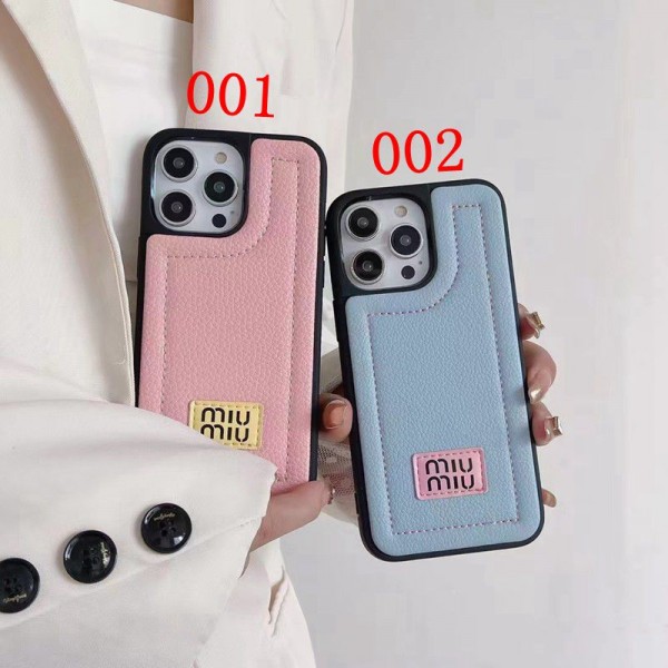 ミュウミュウ MiuMiuiphone15 plus 15 pro max ケース ハイブランド メンズiphone 13 14 15ケース 人気ブランド 女子ブランド スマホショルダー アイフォン15 14 plus 13 pro max 12 11スマホケースストラップ ブランド携帯カバー