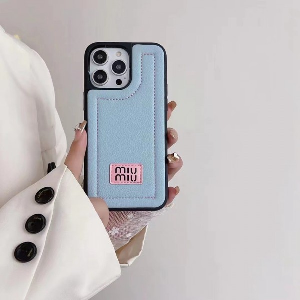 ミュウミュウ MiuMiuiphone15 plus 15 pro max ケース ハイブランド メンズiphone 13 14 15ケース 人気ブランド 女子ブランド スマホショルダー アイフォン15 14 plus 13 pro max 12 11スマホケースストラップ ブランド携帯カバー