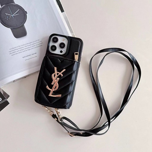 Ysl イブサンローランiphone15 pro 15ケース ブランド コピーブランド携帯ケーススマートフォンケースパロディ激安ブランド スマホショルダー アイフォン15 14 plus 13 pro max 12 11スマホケースストラップ ブランド携帯カバー