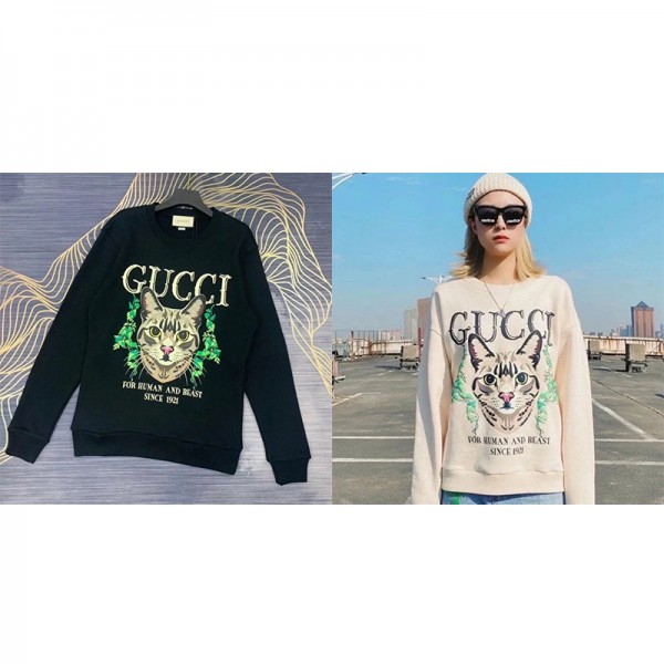 Gucciブランドニットカーディガンおしゃれカジュアル女性セーター 