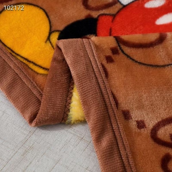 ハイブランドグッチ 毛布かわいいディズニーミッキー絵柄 エアコンキルト 洗える 洗濯可もこもこ 掛け毛布 北欧 寝具 暖かいブランケット贈り物の箱付き