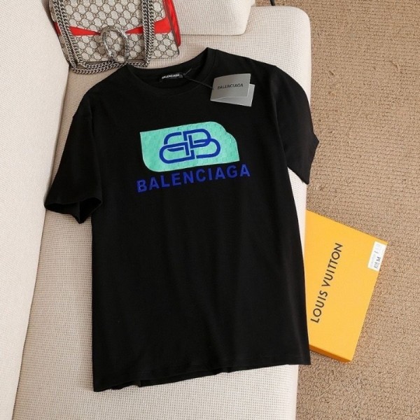 ハイブランドBalenciaga バレンシアガ親子tシャツハイブランドペア揃いtシャツ偽物レディースメンズブランド子供tシャツ上着カジュアル 韓国Tシャツカットソーペアカップル S¬3XL 90¬160cm 