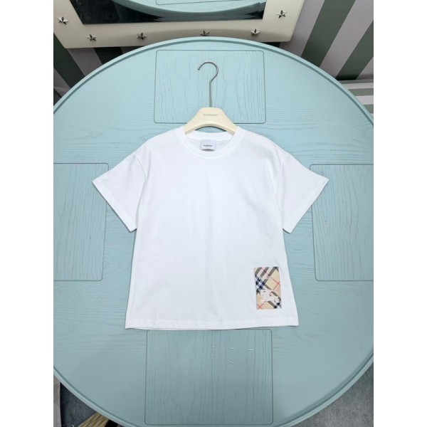 Burberry バーバリーブランド子供tシャツ 高品質 韓国tシャツ 20代 30代40代tシャツ 激安 パロディ 大人の上質Tシャツ メンズ レディース 親子服