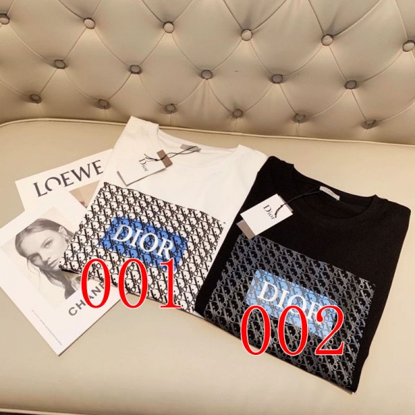 Dior ディオールハイブランド親子ペアルック tシャツ 男女兼用 夏服 コーデ 夏 トップス 半袖 親子 T-shirt 家族 お揃い tシャツ ママ パパ 男の子 女の子 キッズ tシャツ 子ども服 親子ペアルック 90¬160cm S¬3XL 記念日 プレゼント 可愛い