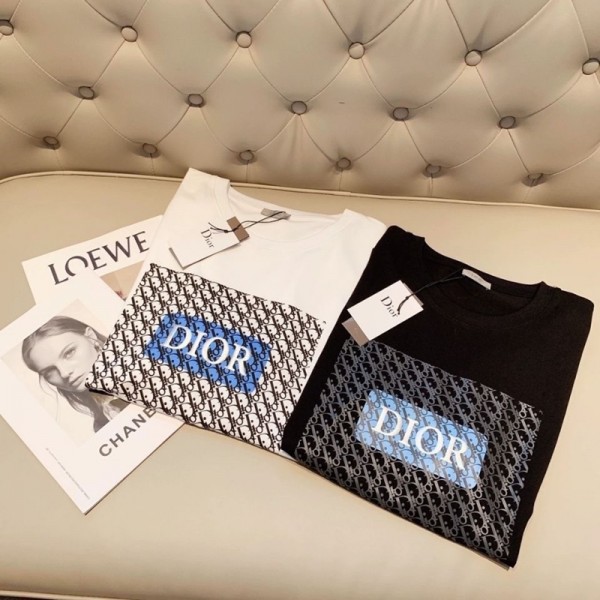 Dior ディオールハイブランド親子ペアルック tシャツ 男女兼用 夏服 コーデ 夏 トップス 半袖 親子 T-shirt 家族 お揃い tシャツ ママ パパ 男の子 女の子 キッズ tシャツ 子ども服 親子ペアルック 90¬160cm S¬3XL 記念日 プレゼント 可愛い
