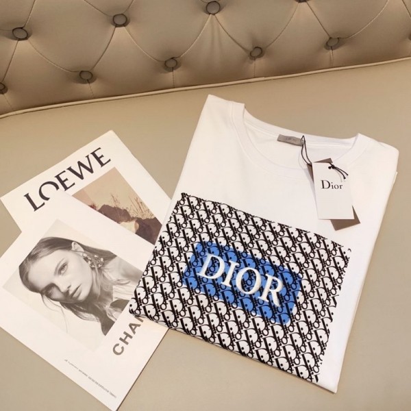 Dior ディオールハイブランド親子ペアルック tシャツ 男女兼用 夏服 コーデ 夏 トップス 半袖 親子 T-shirt 家族 お揃い tシャツ ママ パパ 男の子 女の子 キッズ tシャツ 子ども服 親子ペアルック 90¬160cm S¬3XL 記念日 プレゼント 可愛い