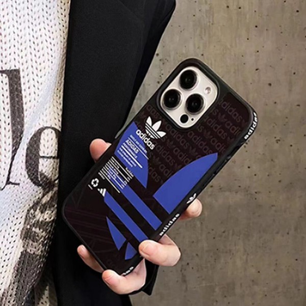 Adidas アディダスiphone 13 14 15ケース 人気ブランド 女子iphone15 pro 15ケース ブランド コピースマホケースストラップ ブランド携帯カバー手帳型スマホケースアイフォン14 15カバー格安