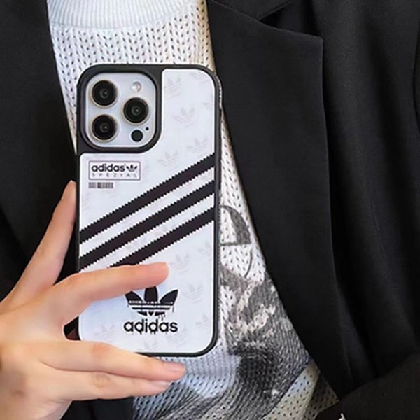 Adidas アディダスiphone 13 14 15ケース 人気ブランド 女子iphone15 pro 15ケース ブランド コピースマホケースストラップ ブランド携帯カバー手帳型スマホケースアイフォン14 15カバー格安