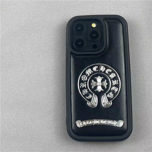 Chrome Hearts クロムハーツ iphone15 plus 15 pro max ケース ハイブランド メンズiphone15 pro 15ケース ブランド コピーブランド スマホショルダー アイフォン15 14 plus 13 pro max 12 11手帳型スマホケースアイフォン14 15カバー格安