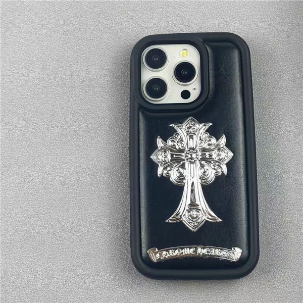 Chrome Hearts クロムハーツ iphone15 plus 15 pro max ケース ハイブランド メンズiphone15 pro 15ケース ブランド コピーブランド スマホショルダー アイフォン15 14 plus 13 pro max 12 11手帳型スマホケースアイフォン14 15カバー格安