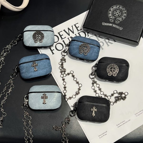 クロムハーツ Chrome Hearts AirPods 3 4 5ブランドケース 携帯便利 ファッションかわいいエアーポッズ5/プロ3/4/3/2/1カバー個性スニーカー形のairpods 5 4 pro2 pro3ケース ブランド 人気メンズ向けAirPods 5/Pro3/4/3/2/1ケースブランドかっこいい