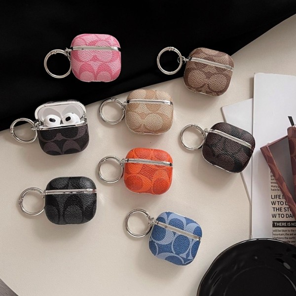 Coach コーチairpods 5 4 pro3 pro2 3カバー 軽量 紛失防止かわいいエアーポッズ5/プロ3/4/3/2/1カバー個性airpods 5 4 pro2 pro3ケース ブランド 人気メンズ向けAirPods 5/Pro3/4/3/2/1ケースブランドかっこいい