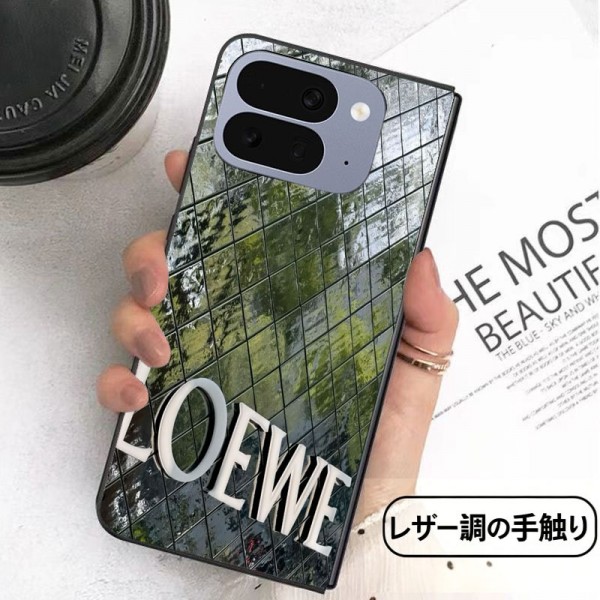 LOEWE ロエベアイフォン Duo 折りたたみブランドケースメンズブランドiPhone Duo スマホケース男女兼用かわいいsamsung z fold 8 ultra 7 6 5 4 flip8 7 6 5 4ケースカバー激安ハイブランドGalaxy z flip 8 5 4 3 6 7携帯ケースビジネス