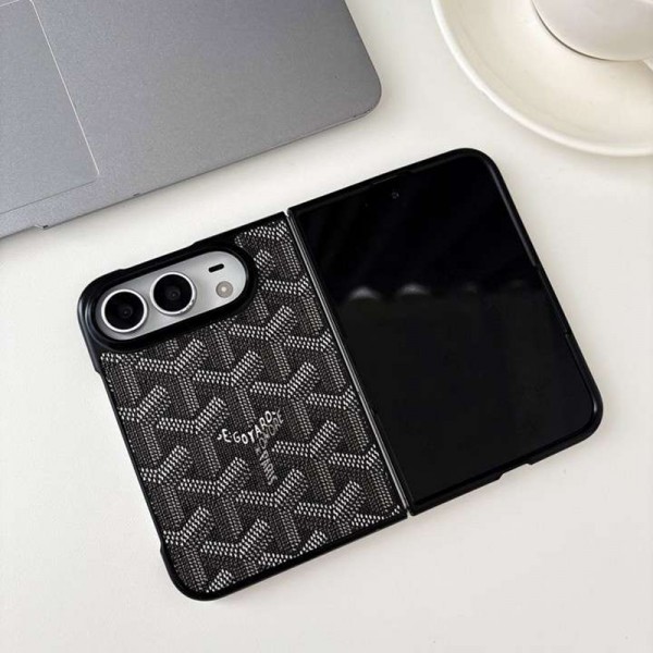 Goyard ゴヤールアップルDuo 折りたたみケース ギャラクシーz flip8 7 6 4 5スマホカバースムーズ高級感galaxy z fold 8 ultra 7 6 5 4 3ケースハイブランドiPhone Duo スマホケース男女兼用大人っぽい ギャラクシーz fold8 7 4 5 6ブランドスマホカバー