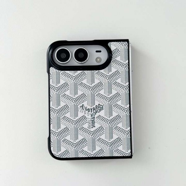 Goyard ゴヤールアップルDuo 折りたたみケース ギャラクシーz flip8 7 6 4 5スマホカバースムーズ高級感galaxy z fold 8 ultra 7 6 5 4 3ケースハイブランドiPhone Duo スマホケース男女兼用大人っぽい ギャラクシーz fold8 7 4 5 6ブランドスマホカバー