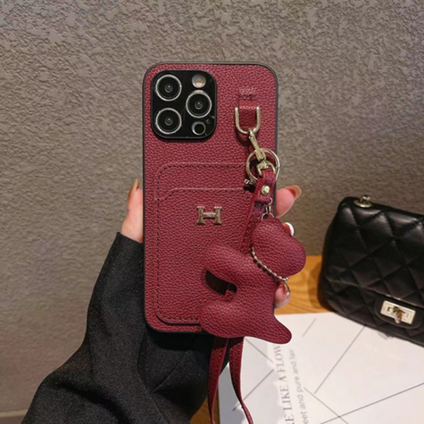 Hermes エルメスiphone15 plus 15 pro max ケース ハイブランド メンズiphone15 pro 15ケース ブランド コピーブランド スマホショルダー アイフォン15 14 plus 13 pro max 12 11スマホケースストラップ ブランド携帯カバー