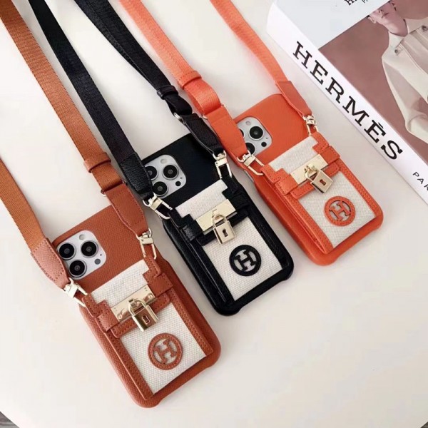 Hermes エルメスiphone15 plus 15 pro max ケース ハイブランド メンズiphone 13 14 15ケース 人気ブランド 女子ブランド スマホショルダー アイフォン15 14 plus 13 pro max 12 11手帳型スマホケースアイフォン14 15カバー格安