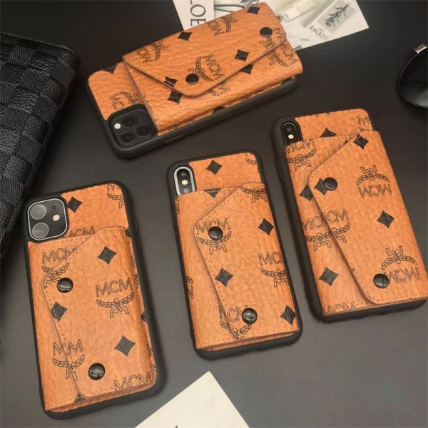 MCM エムシーエムiphone 18 pro max 18 pro 17 air 16pro 15 plus 15 14 pro max ケース ハイブランド 手帳型 メンズ ナイロン スマホケースストラップ ブランド携帯カバー iphone 18 18 pro max ケース 収納力抜群