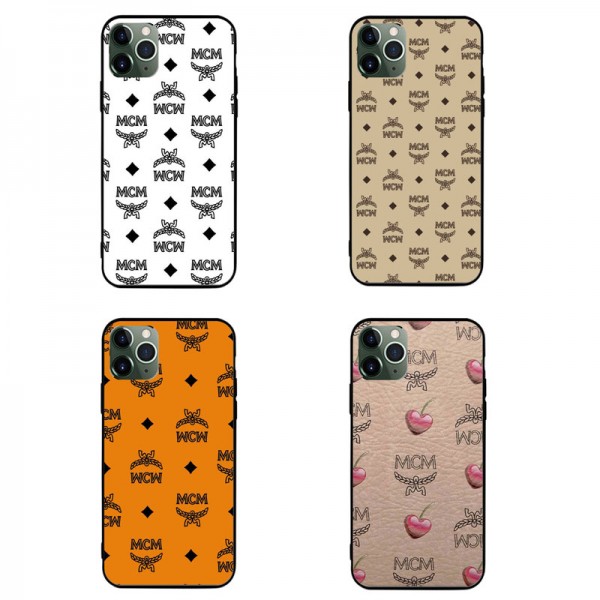 MCM エムシーエムiphone 18 pro max 18 pro 17 air 16pro 15 plus 15 14 pro max ケース ハイブランド ロゴ総柄 20代 PUレザー スマホケースストラップ ブランド携帯カバー iphone 18 18 pro max ケース 滑りにくい