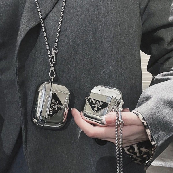 Prada プラダブランドエアーポッズ 5 プロ3 pro2 4 3 2 max保護ケースairpods 5 4 pro3 pro2 3カバー 軽量 紛失防止メンズ向けAirPods 5/Pro3/4/3/2/1ケースブランドかっこいいブランド若者オシャレエアーポッズ5 4 3 pro2/proケース耐衝撃