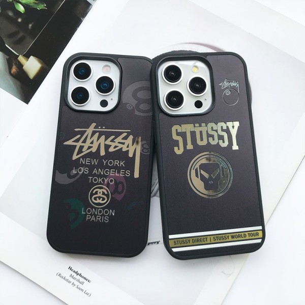 Stussy ステューシーiphone 18 pro max 18 pro 17 air 16pro 15 plus 15 14 pro max ケース ハイブランド ストラップ付き 大学生 ナイロン スマホケースストラップ ブランド携帯カバー iphone 18 18 pro max ケース 持ち運び楽々