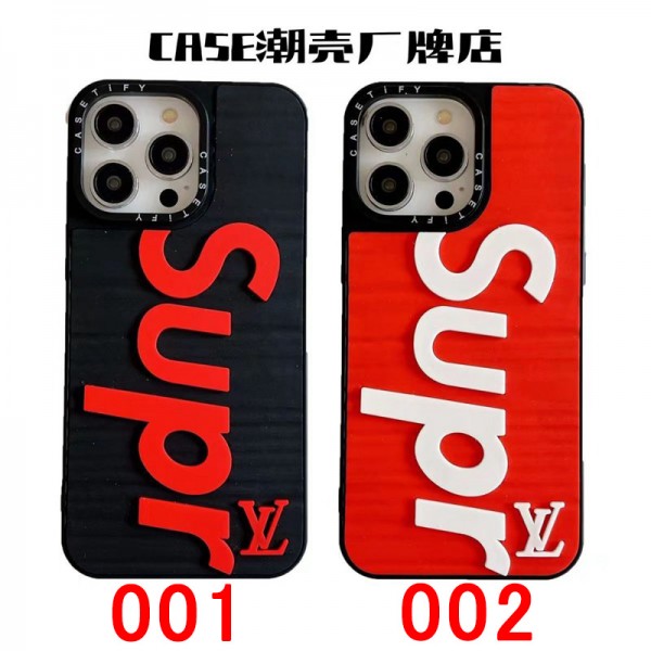 Supreme シュプリーム LV ルイヴィトン iphone15 pro 15ケース ブランド コピーブランド携帯ケーススマートフォンケースパロディ激安スマホケースストラップ ブランド携帯カバー手帳型スマホケースアイフォン14 15カバー格安