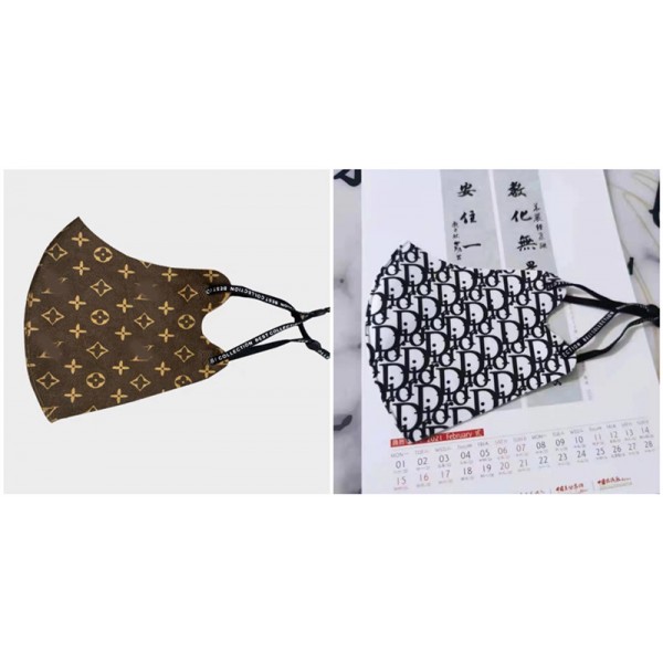 Lv ルイヴィトン Dior ディオール 洗えるマスクブランドハイブランド洗えるマスク通販アパレルブランド マスクマスク韓国ファッション