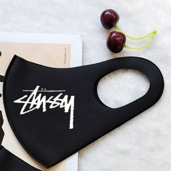 Stussy ステューシー洗えるマスクブランドブランド繰り返しマスクハイブランド男性女性マスクアパレルブランド マスク