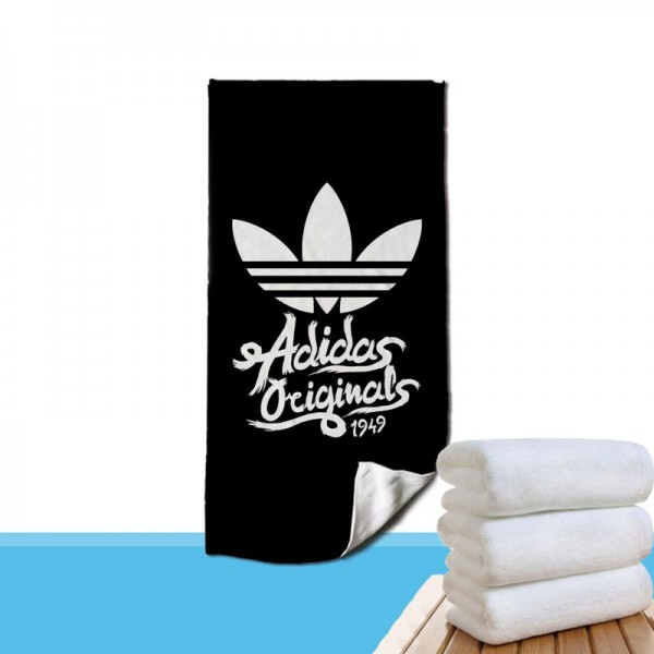 Adidas アディダスブランドスポーツタオル メンズメンズフェイスタオル 運動タオルハイブランドシャワータオル 大幅 吸水タオルタオルブランド 人気 女性