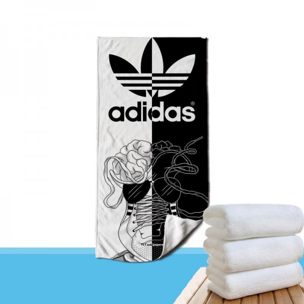 Adidas アディダスブランドスポーツタオル メンズメンズフェイスタオル 運動タオルハイブランドシャワータオル 大幅 吸水タオルタオルブランド 人気 女性