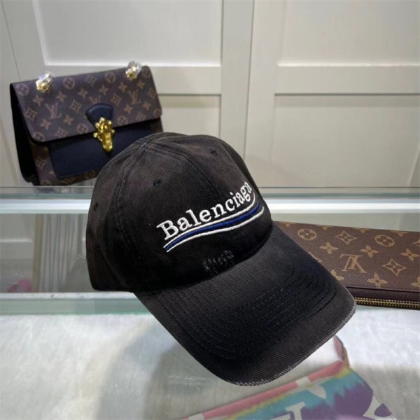 バレンシアガブランド野球帽 Balenciaga レディースメンズ キャップ 帽子 スポーツ風 男女兼用 日焼け止め ハンチング帽 大小調整可 アウトドア