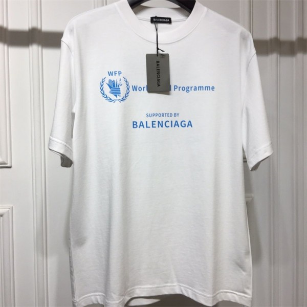 バレンシアガブランド半袖tシャツBalenciaga 夏 オーバーサイズ ゆったり tシャツ トップス 男女兼用 コットン 肌に優しい tシャツ 上着