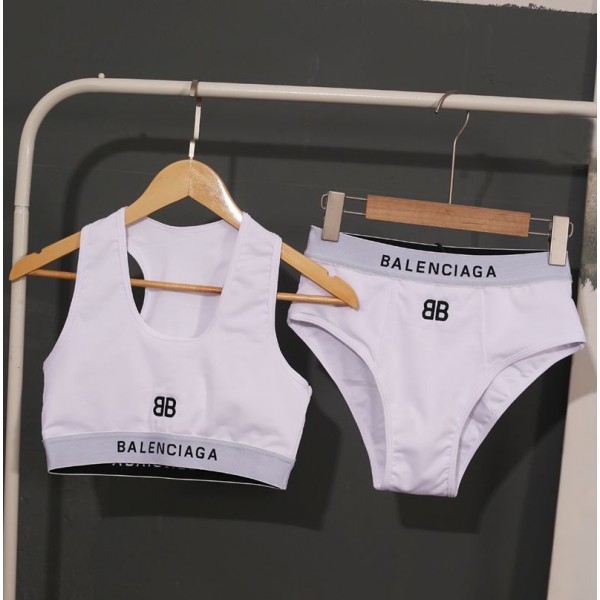 Balenciaga バレンシアガ ブランド水着セクシー 三角ビキニおしゃれ定番プリント 女の子 ホルターネック水着スイミング 海辺 ビーチ レディース向け