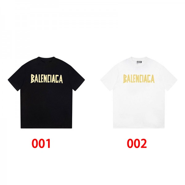 Balenciaga バレンシアガハイブランドtシャツ偽物レディースメンズ韓国 パチモン tシャツ大人の上質Tシャツtシャツ ユニセック ブランド M - 5XL