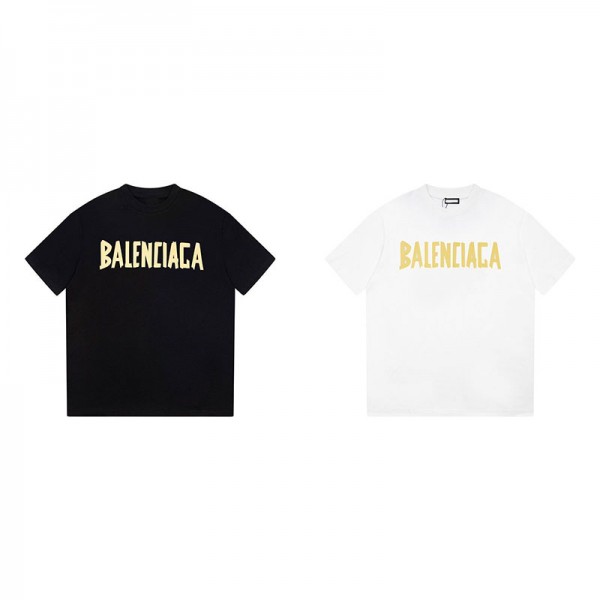 Balenciaga バレンシアガハイブランドtシャツ偽物レディースメンズ韓国 パチモン tシャツ大人の上質Tシャツtシャツ ユニセック ブランド M - 5XL
