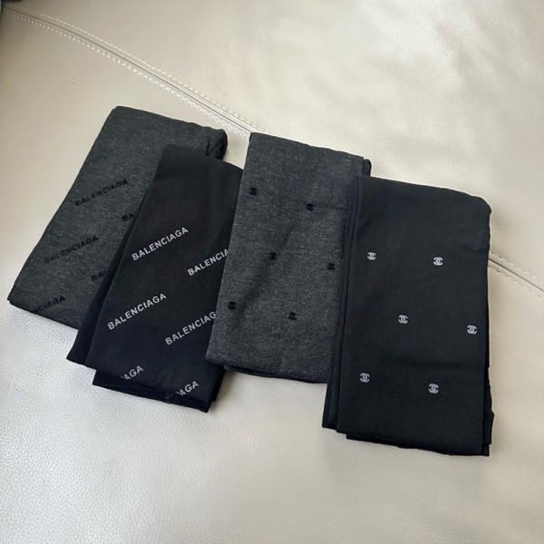 バレンシアガタイツ レディース フェイクタイツ 裏起毛 着圧 ブランドChanelストッキング 伸縮性 秋冬防寒タイツ 厚手 暖かい 素肌感 レギンス 美脚 美尻 黒 肌色 グレー 一体型