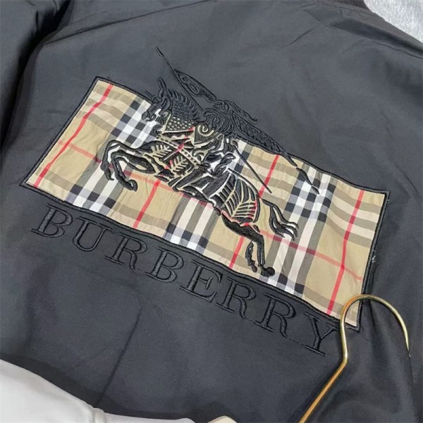 バーバリーブランドジャンパー 春秋 新品 メンズ ジャケット Burberry 定番 刺繍 ロゴ コート ファッション潮流 運動風 カジュアル アウタージャケット