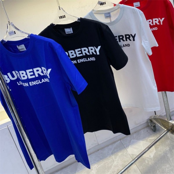 ブランドtシャツカットソー コピーブランドBurberry バーバリーtシャツ上着カジュアルハイブランド半袖tシャツ男女兼用Tシャツカットソーペアカップル20代 30代40代tシャツ 激安パロディ