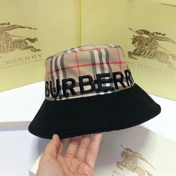 Burberry バーバリーハイブランドハンチング漁師の帽子 メンズブランド帽子ハットキャップ日焼け止めブランドバケットハット女性ブランド帽子ハット小顔効果