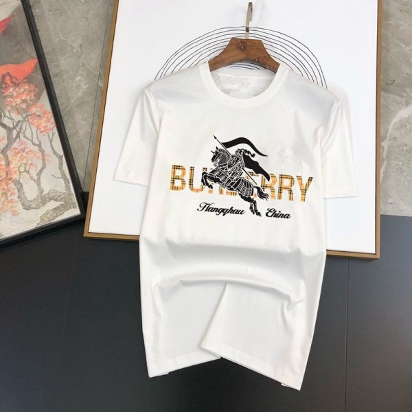 Burberry バーバリー夏tシャツブランドかわいいブランドtシャツ上着カジュアル20代 30代40代tシャツ 激安パロディ大人の上質Tシャツ