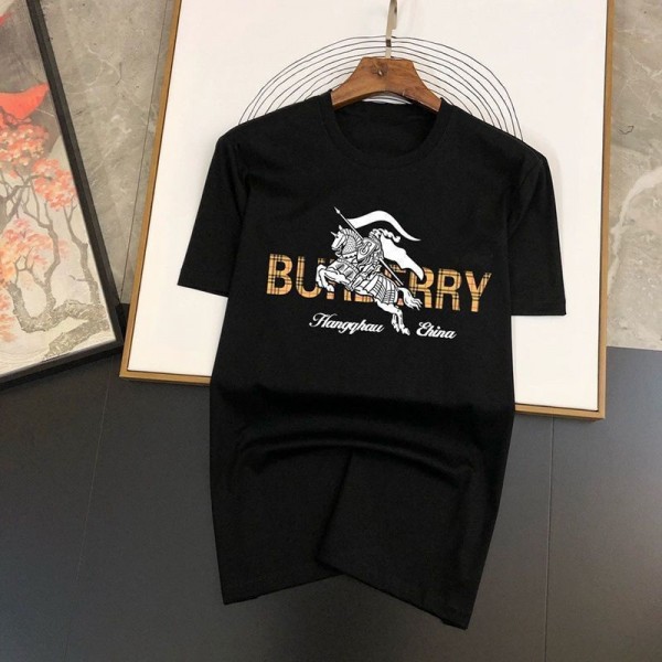 Burberry バーバリー夏tシャツブランドかわいいブランドtシャツ上着カジュアル20代 30代40代tシャツ 激安パロディ大人の上質Tシャツ