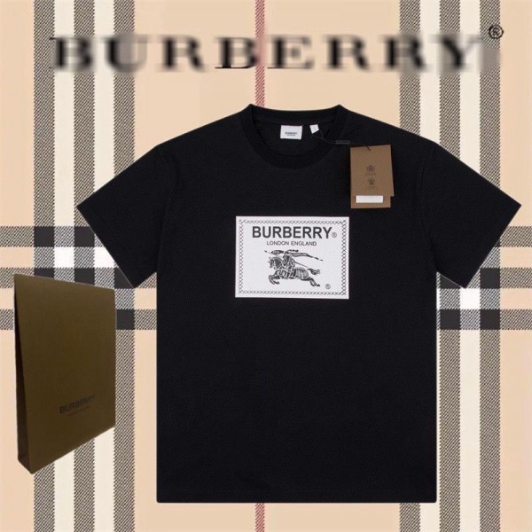 Burberry バーバリー 半袖 ブランドtシャツ トップス コピーハイブランドtシャツ 上着 レディース メンズ ブランドtシャツ 高品質Tシャツ カジュアル 丸首シャツ ペアカップル