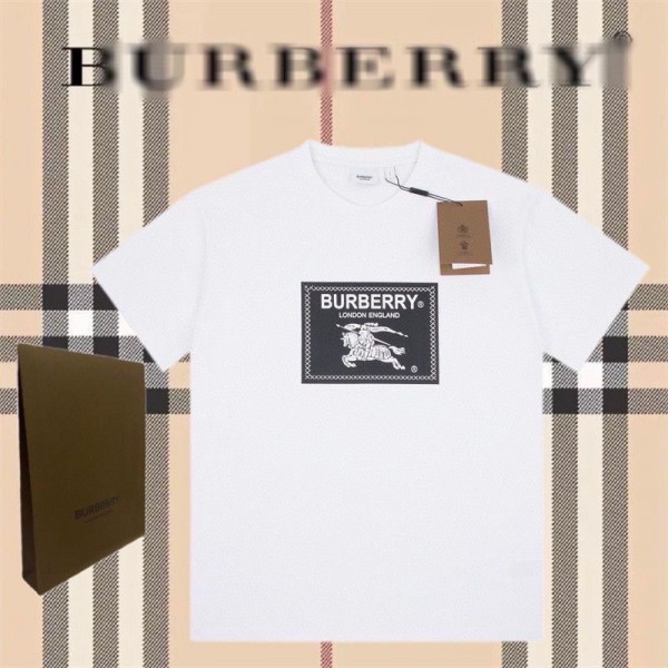 Burberry バーバリー 半袖 ブランドtシャツ トップス コピーハイブランドtシャツ 上着 レディース メンズ ブランドtシャツ 高品質Tシャツ カジュアル 丸首シャツ ペアカップル
