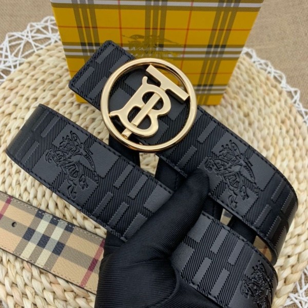バーバリーリバーシブルベルト メンズ Burberry ブランド 1本&二色ベルト 回転式バックル - 紳士用 ビジネス スーツベルト - カジュアルベルト サイズ調整可能 ギフトボックス付き クリスマスプレゼント ベルト 105¬125cm