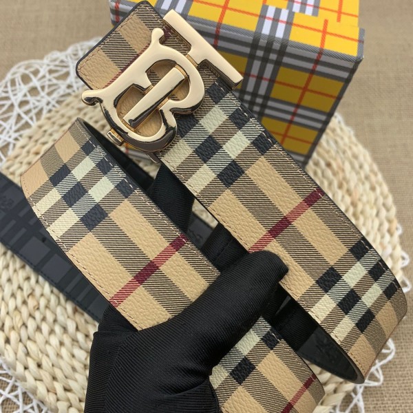 バーバリーリバーシブルベルト メンズ Burberry ブランド 1本&二色ベルト 回転式バックル - 紳士用 ビジネス スーツベルト - カジュアルベルト サイズ調整可能 ギフトボックス付き クリスマスプレゼント ベルト 105¬125cm