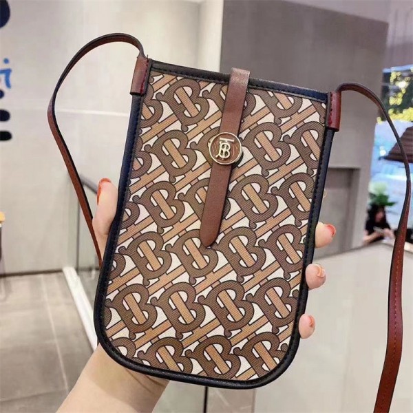 Burberry バーバリーブランドスマホショルダー スマホポーチ スマホポシェット レディース ショルダーバッグ サコッシュ バッグ 携帯ポーチ 斜めがけ 小さめ ミニ 軽量 縦型 かわいい おしゃれ
