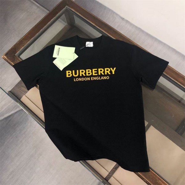 Burberry バーバリー夏tシャツブランドかわいいブランドtシャツ高品質20代 30代40代tシャツ 激安パロディtシャツ ユニセック ブランドS - 4XL