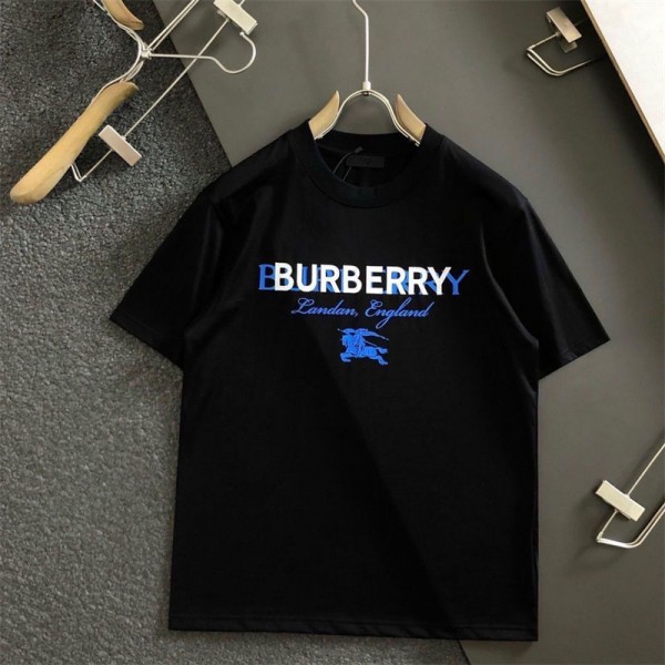 Burberry バーバリーブランドtシャツ上着カジュアル韓国 パチモン tシャツ20代 30代40代tシャツ 激安パロディ大人の上質Tシャツ S - 3XL
